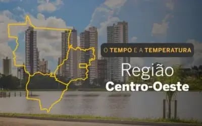 O TEMPO E A TEMPERATURA: Centro-Oeste segue com calor intenso nesta terça-feira (29)