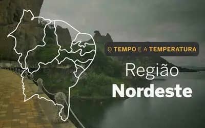 O TEMPO E A TEMPERATURA: Nordeste tem quinta-feira de manhã tranquila e tarde mais nublada