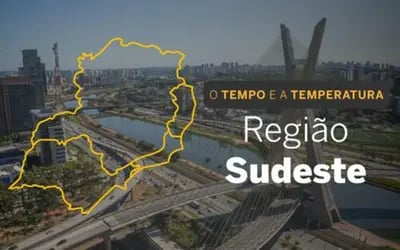 O TEMPO E A TEMPERATURA: alerta para temporais com granizo no Rio e em São Paulo nesta quinta-feira (1º)